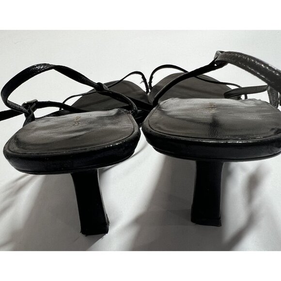 The Row Bare Leather Sandals in Black - Picture 6 of 9